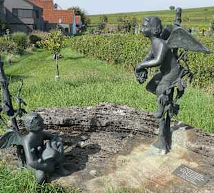 Im Oktober in den Weinbergen von Sommerach