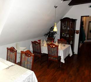 Blick in die Gasträume im Obergeschoss