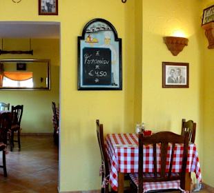 Panorama-Ansicht des Restaurants