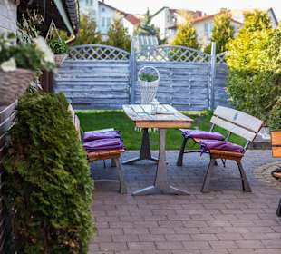 Ogród w restauracji Grill House Wichłacz