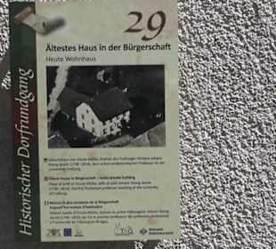 Ältestes Haus in der Bürgschaft