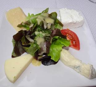 Käseteller als Dessert