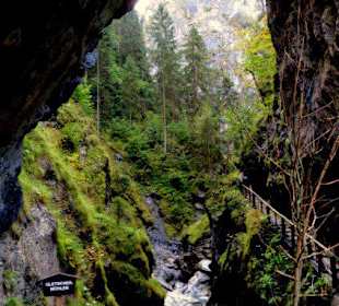Der Eingang in die Klamm