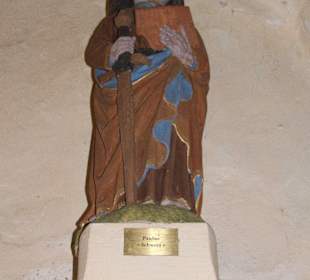 Apostelskulpturen in der Kapelle