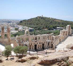 Theaterruine unerhalb der Akropolis