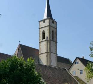Altstadt Iphofen – Blick zur Kirche St. Veit