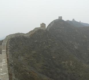 Die Mauer auf dem Weg nach Simatai