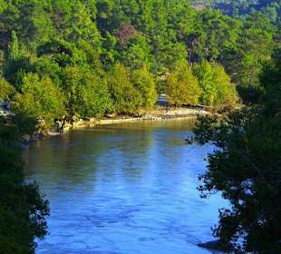 Rafting Selge Landschaft/An- & Abfahrt