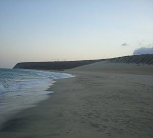 Strand vor den Dünen