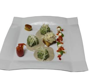 Parmesan - Spinatbällchen