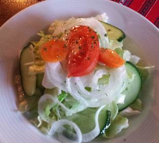 Salatteller als Vorspeise