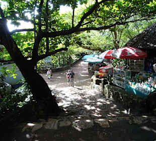 In der Anlage unterwegs