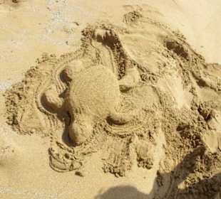 Sand am Red Beach