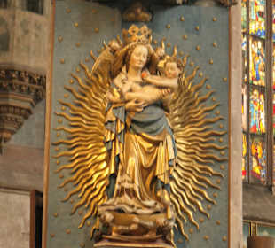 Innenbesichtigung der Sebalduskirche, Nürnberg