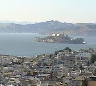 Im Hintergrund Alcatraz