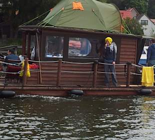 Hausboot im Schlabornsee
