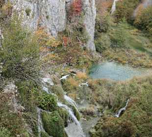 Bei den Plitvicer Seen