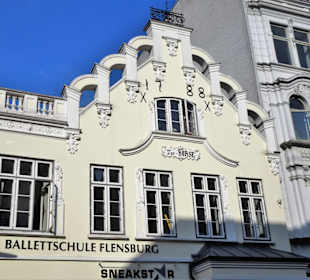 Fassaden in der Flensburger Altstadt