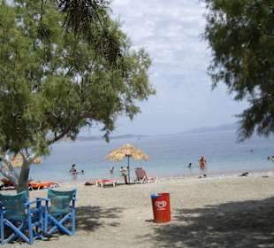 Blick vom Museum zur Badebucht
