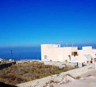 Santorin selbst im Bild Landschaft, Stadt