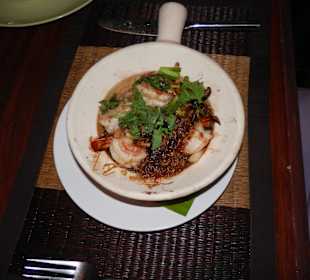 Prawns mit Glasnudeln - ein Genuß