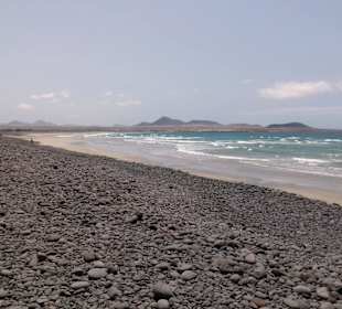 Strand Famara in Famara