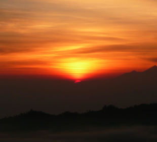 Sonnenaufgang auf Mt. Batur