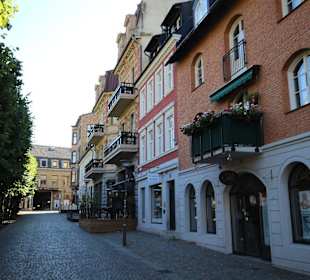 Blick von der Treppe in die Altstadt