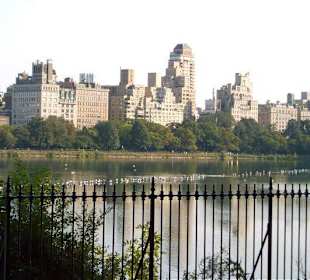 Lake with upper West Side Buildings