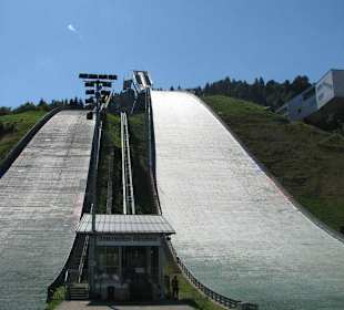 Schanzenalage im Auslauf-Bereich