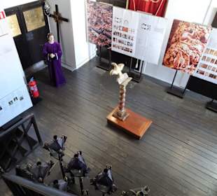 Ausstellung im Turm der Kirche