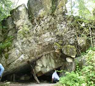 Reste eines Bunkers