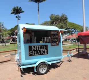 Einmal die Woche ist Markt auf dem Platz