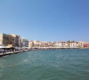 Blick auf den venezianischen Hafen von Chania
