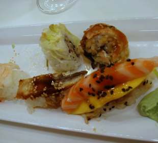 Das war die erste Portion, lecker