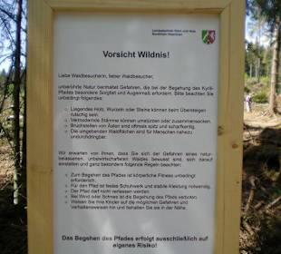 Erklärungsschild
