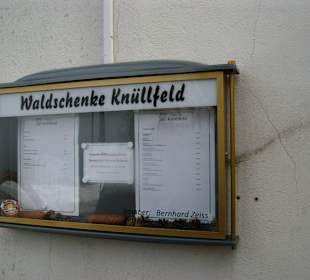 Dient gleichzeitig auch als Infotafel 