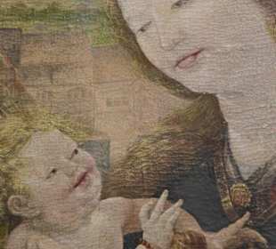 Impressionen aus dem Bild "Stuppacher Madonna"