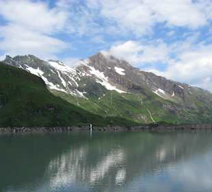 Blick über den Stausee