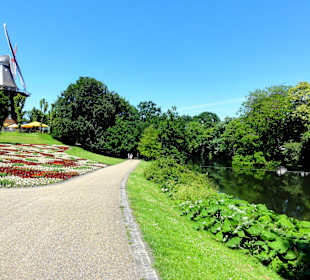 Blick vom Herdentor auf die Mühle am Wall