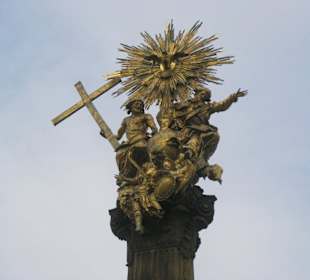 Detail der Dreifaltigkeitssäule