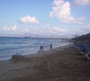 Am wunderschönen Strand!