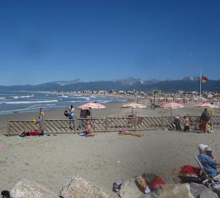 Viareggiostrand bis Massa