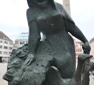 Bei einer Stadtbesichtigung von Würzburg