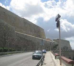 St Michael's Bastion an der Great Siege Road