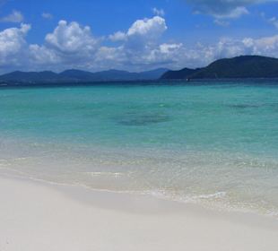 Spiaggia a Coral Island