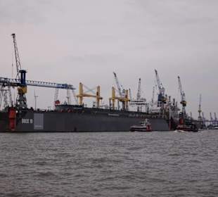 Kräne im Containerhafen