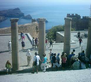 Lindos, Blick vom Athenetempel