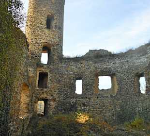 Burgruine innen