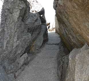 Gut gesicherter Aufstieg